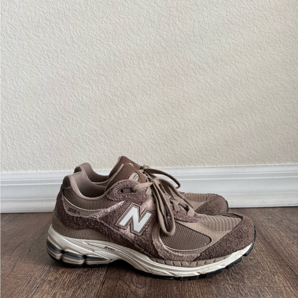 New Balance 2002R Brown Suede Sneakers